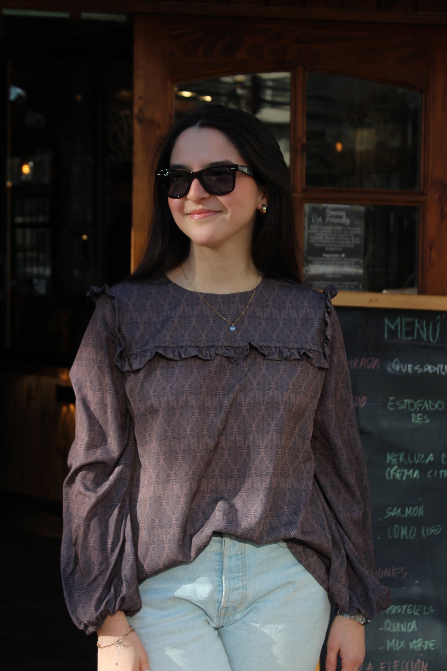 Blusa Niza Cafe