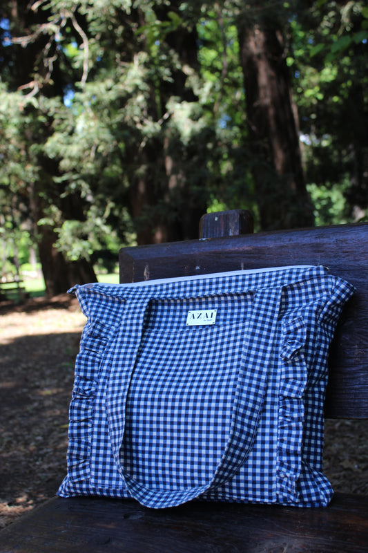 Vichy Bag Azul