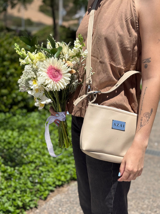 Cartera Mila Beige