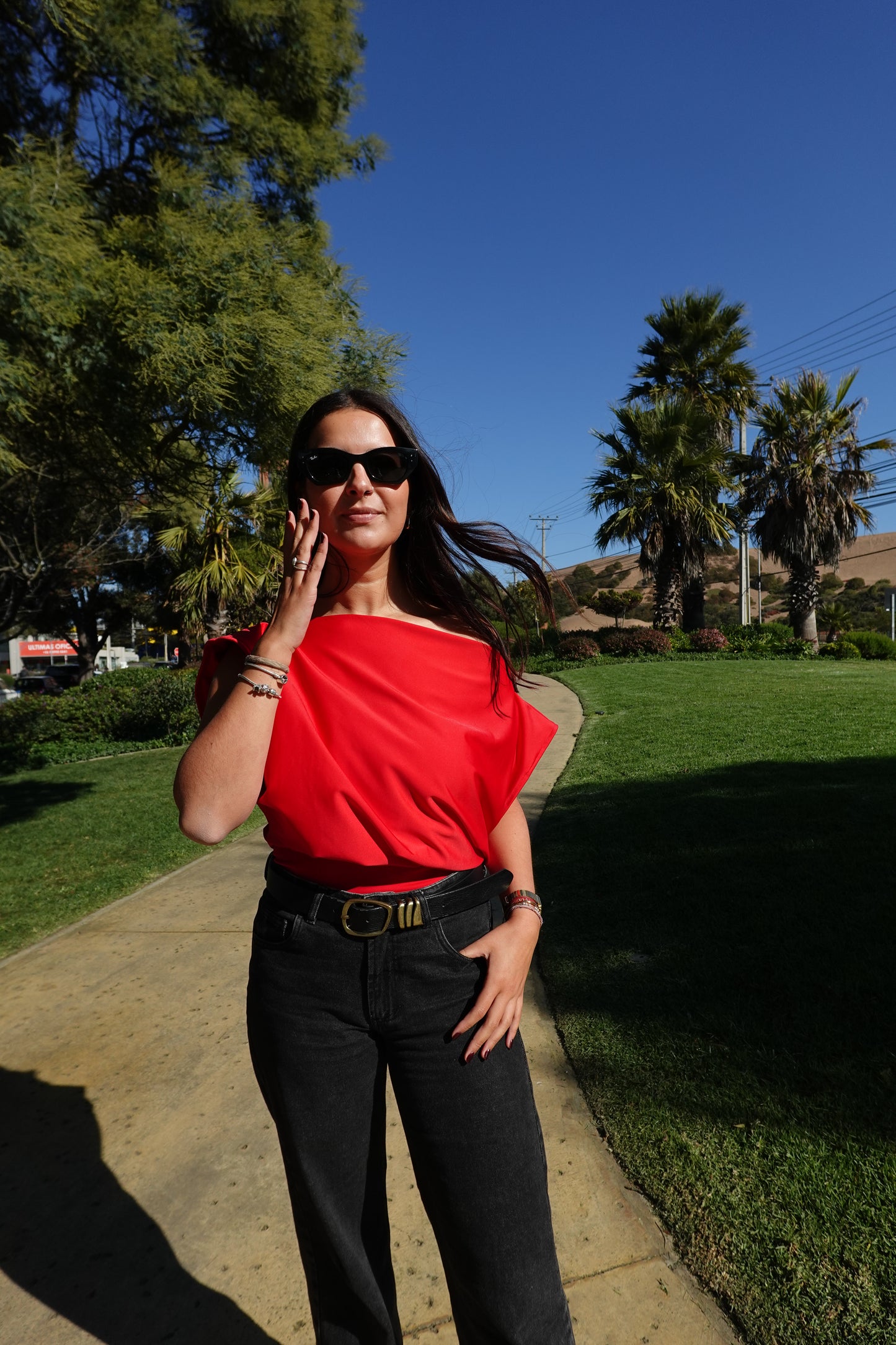 Top Filippa Rojo