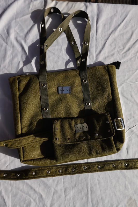 Bandolera Ibiza Verde Musgo