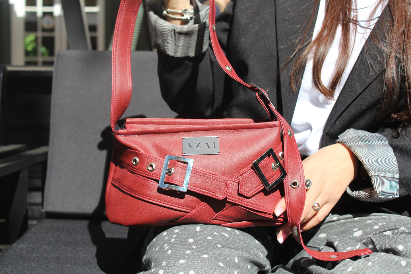 Cartera Clara Burdeo