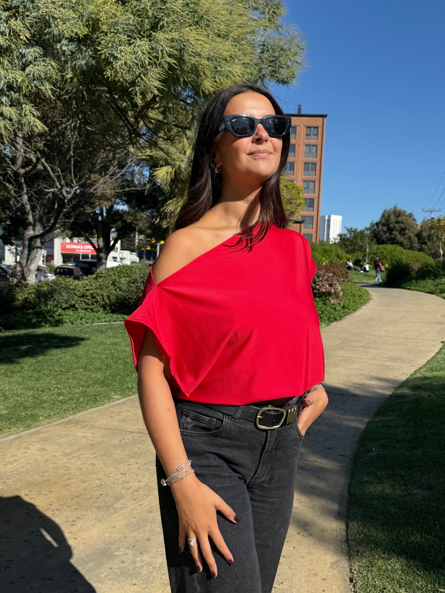 Top Filippa Rojo
