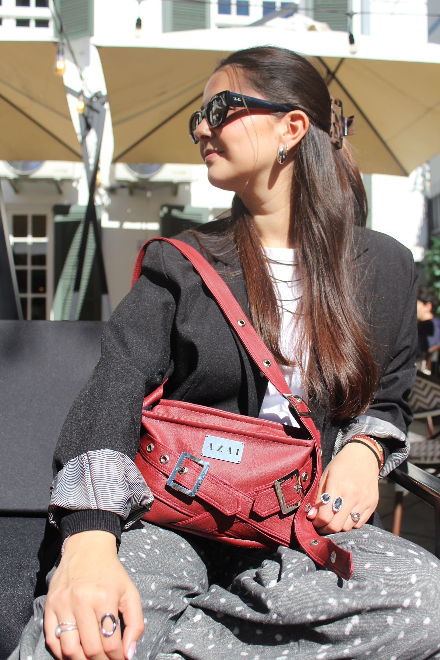 Cartera Clara Burdeo