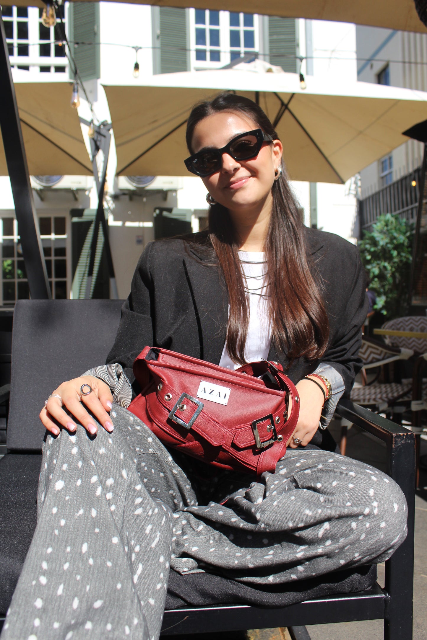 Cartera Clara Burdeo
