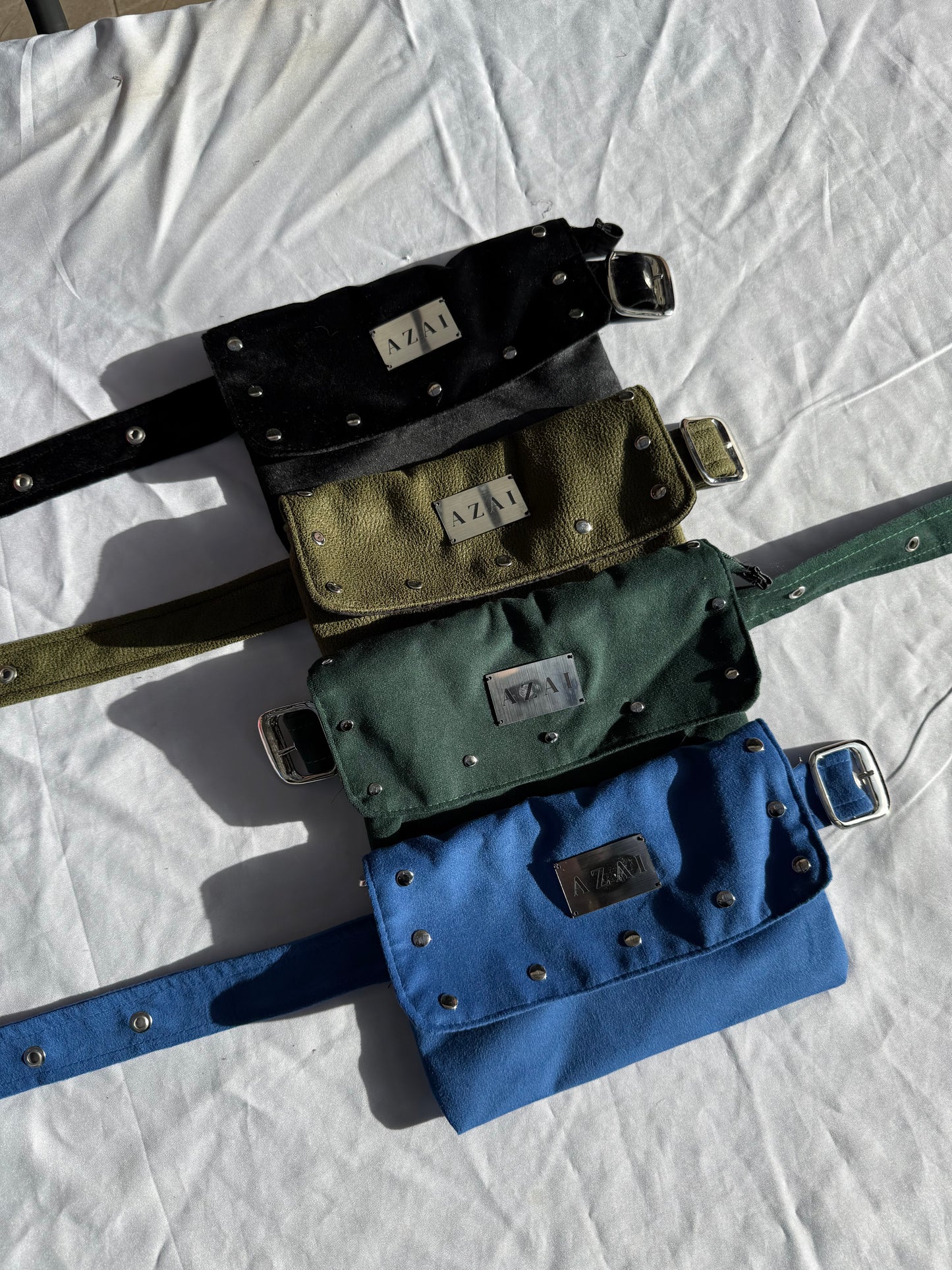 Bandolera Ibiza Verde Musgo