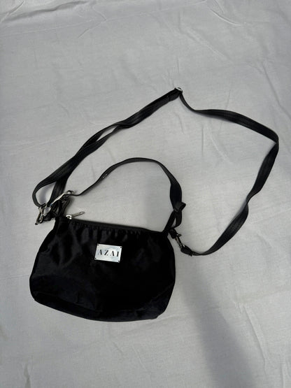 Cartera Mila Negro Felpa