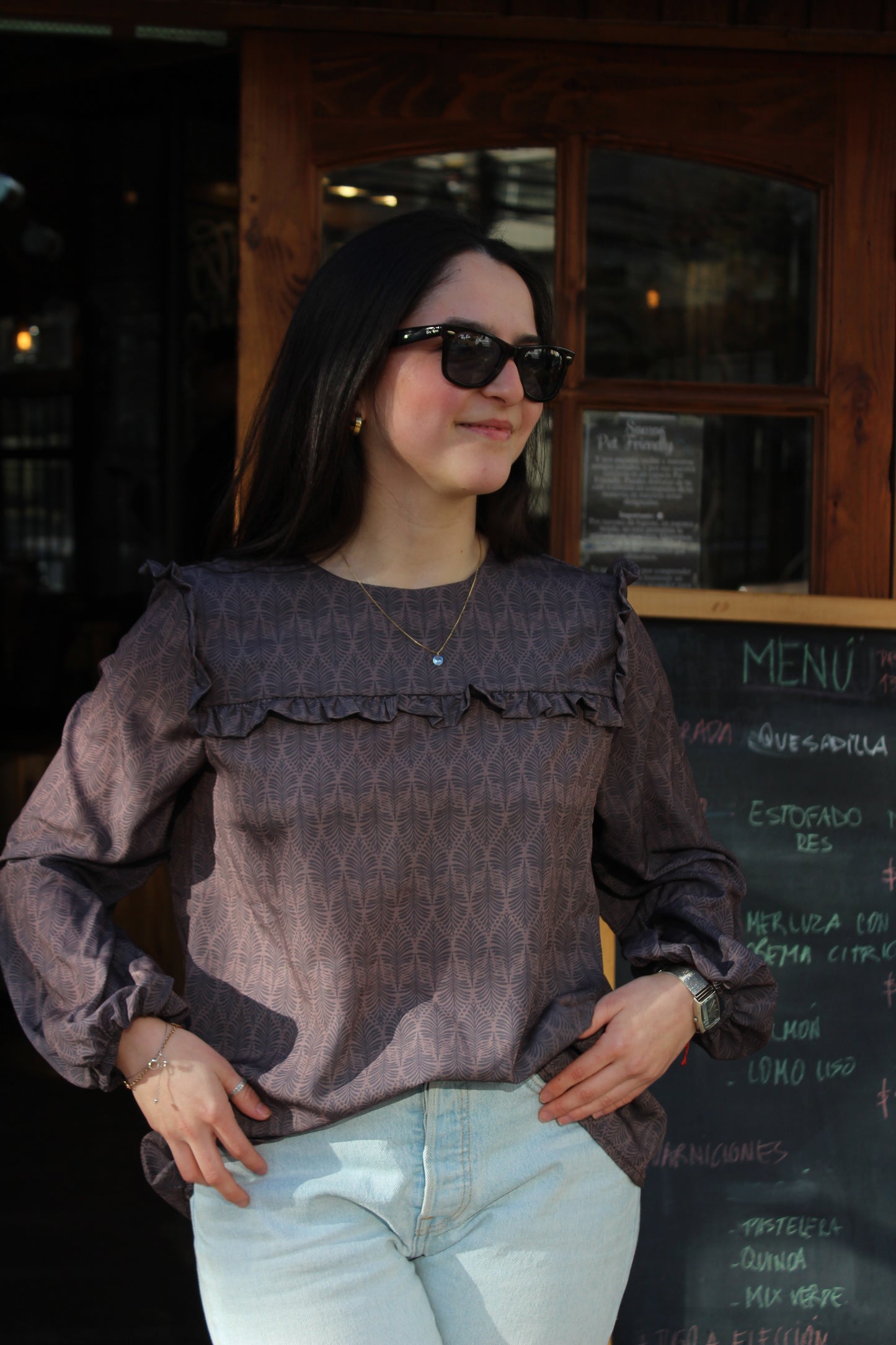 Blusa Niza Cafe