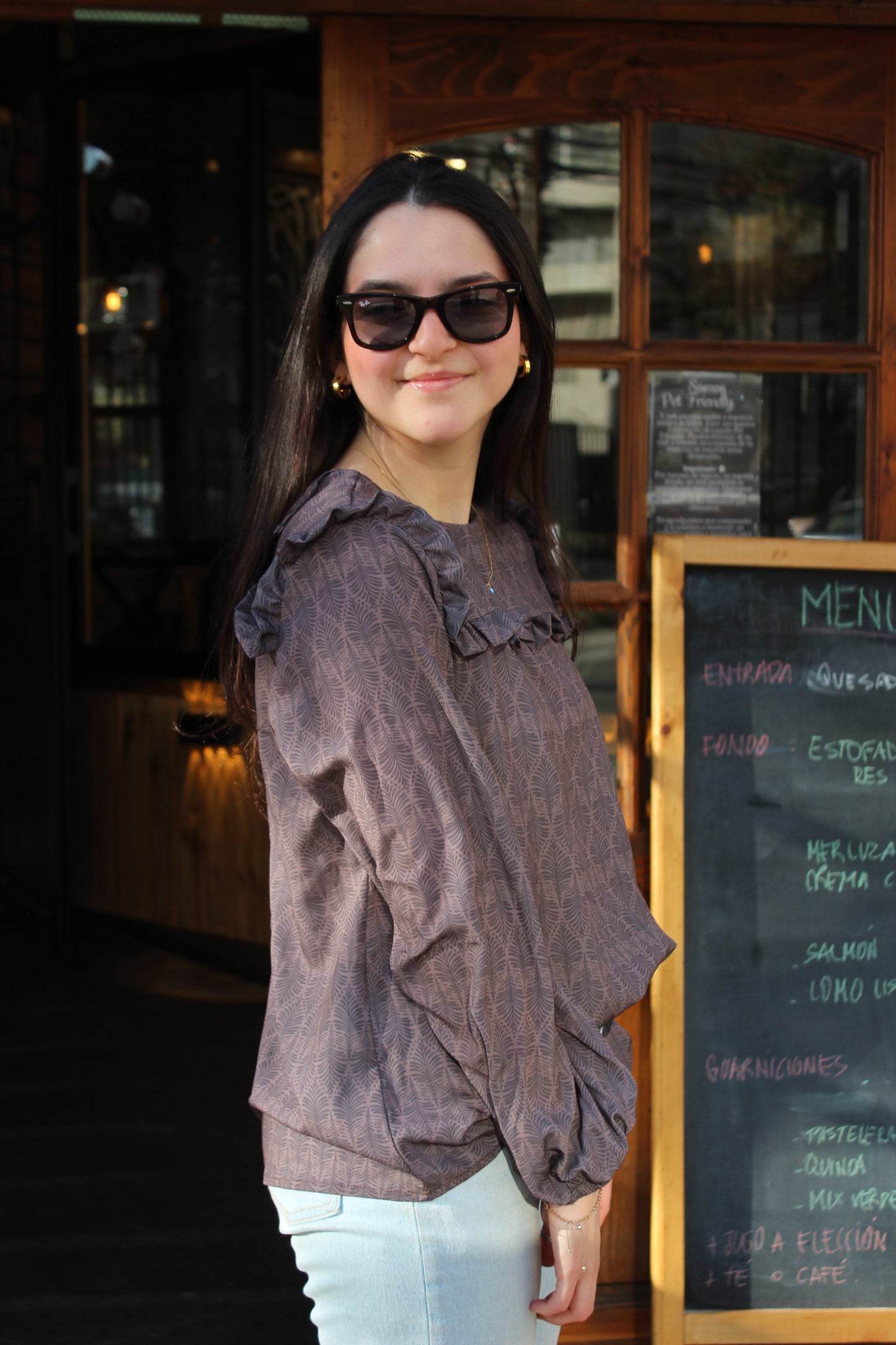 Blusa Niza Cafe
