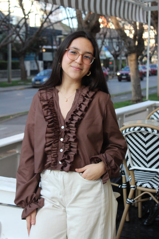 Blusa Amalfi Cafe