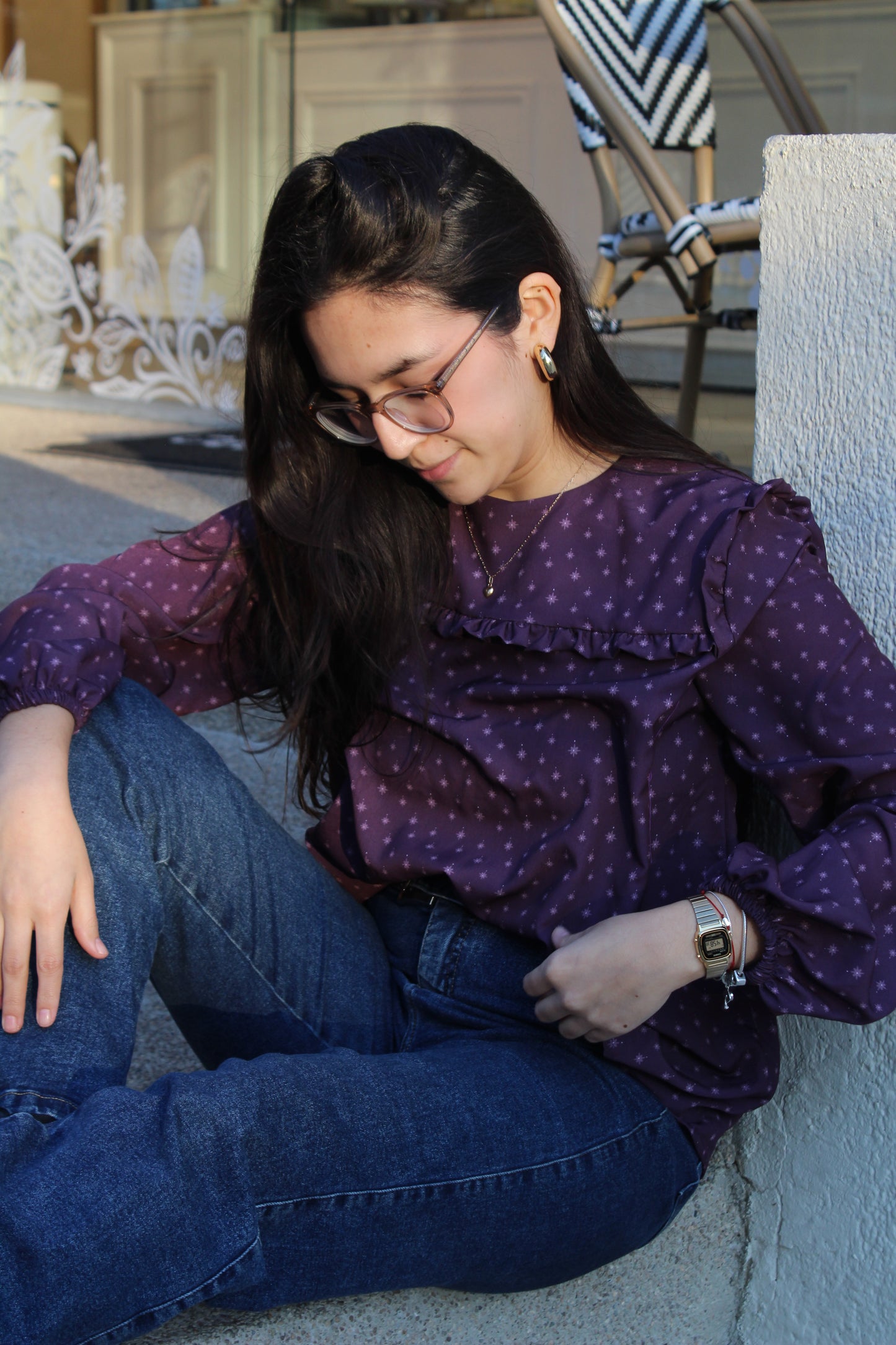 Blusa Niza Morado