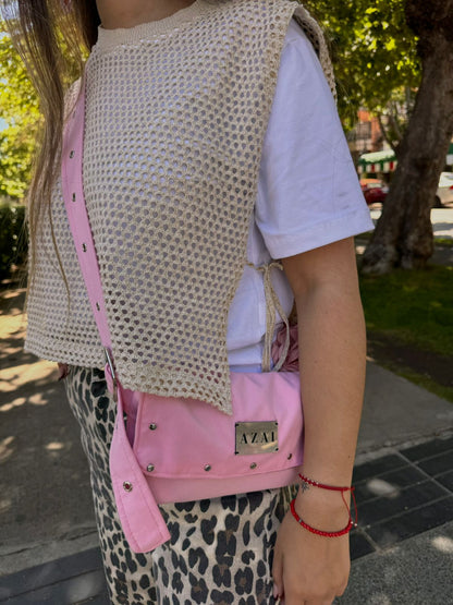 Bandolera Ibiza Rosada Pastel