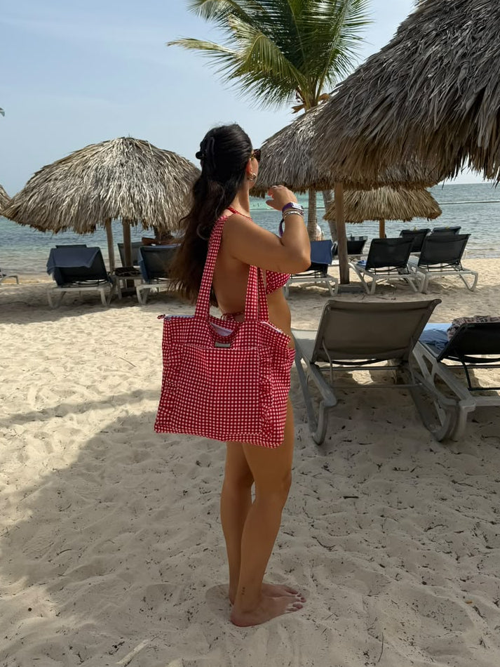 Vichy Bag Rojo