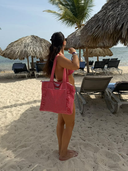 Vichy Bag Rojo