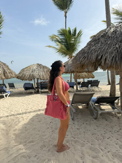 Vichy Bag Rojo