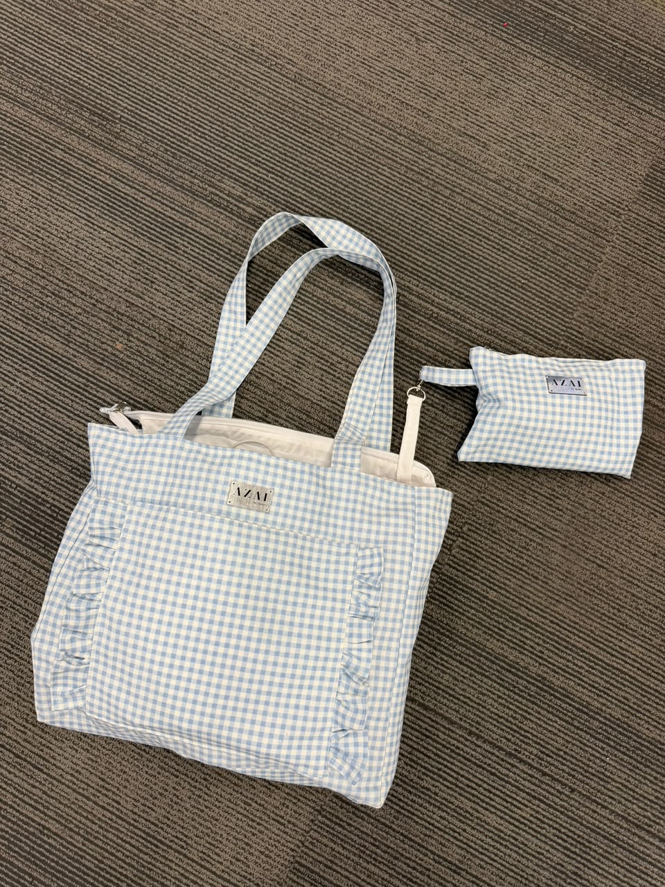 Vichy Bag Celeste