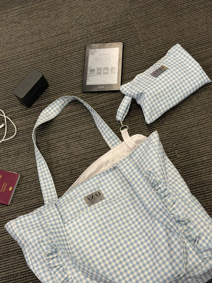 Vichy Bag Celeste