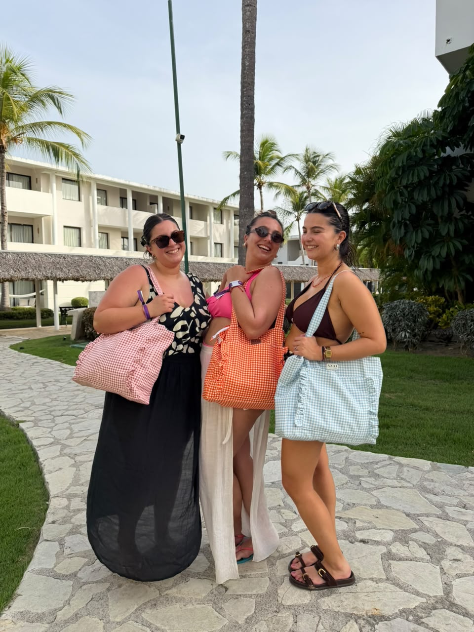 Vichy Bag Rosado