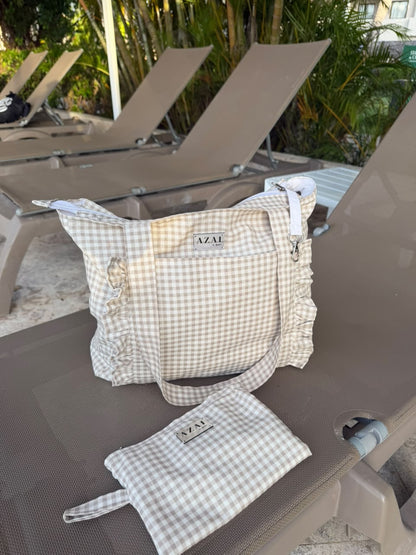 Vichy Bag Beige
