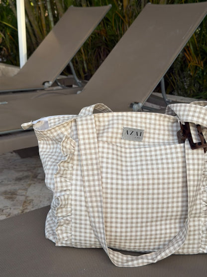 Vichy Bag Beige