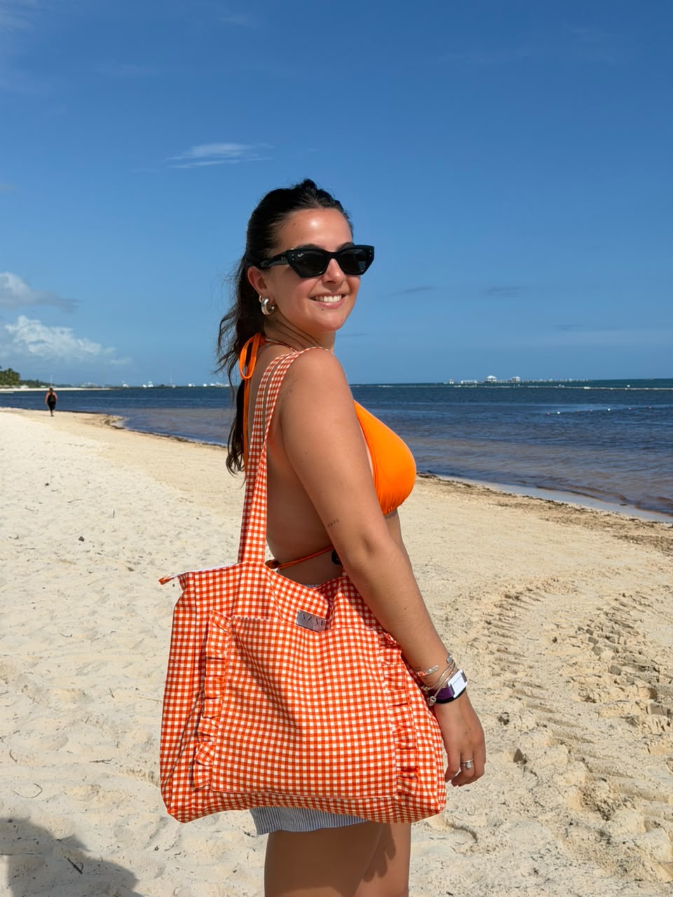 Vichy Bag Naranja