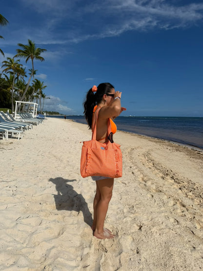 Vichy Bag Naranja