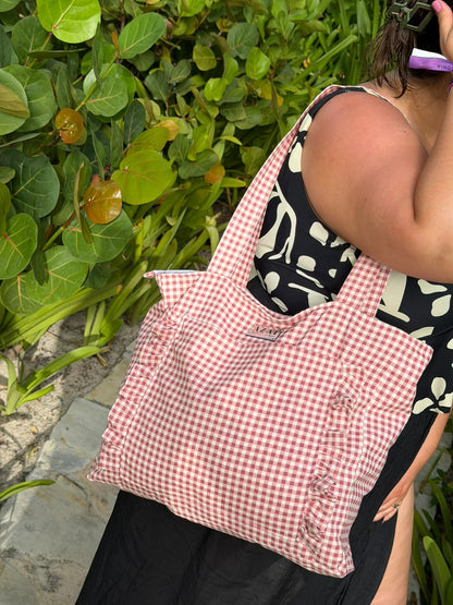 Vichy Bag Rosado