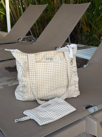 Vichy Bag Beige